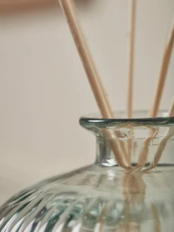 Cox & Cox Vases<Fluted Recycled Glass Bottle Vase