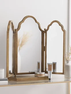 Cox & Cox Table Mirrors<Folding Table Mirror Brass