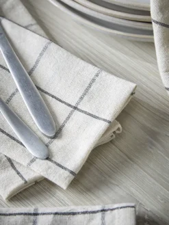 Cox & Cox Kitchen Accessories & Tableware<Four Cotton Napkins - Checked