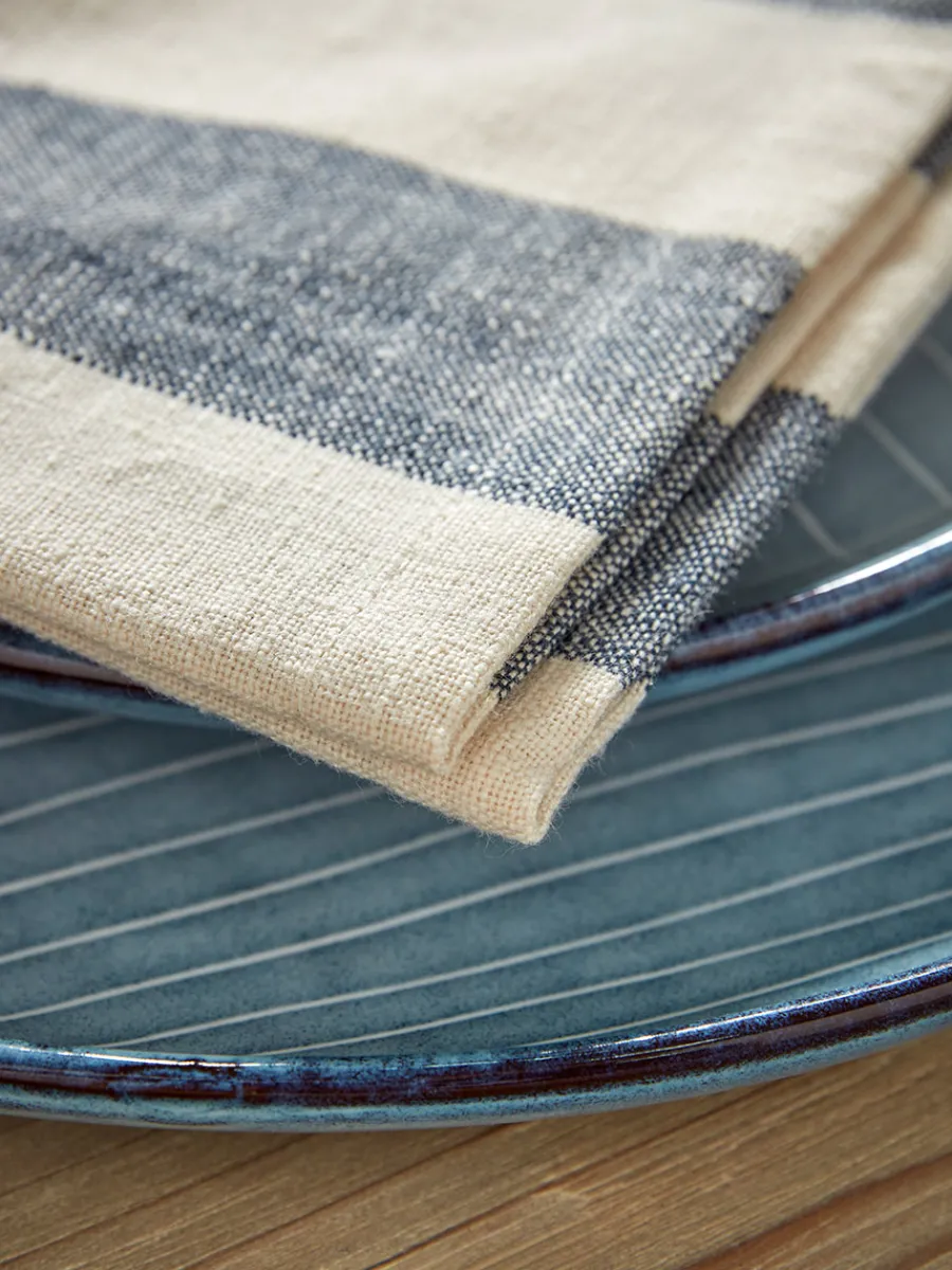 Cox & Cox Kitchen Accessories & Tableware<Four Cotton Napkins - Nautical Stripe