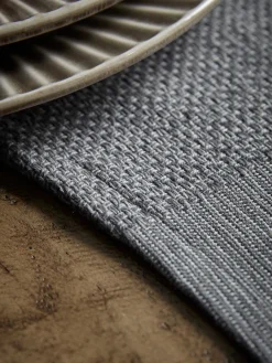 Cox & Cox Kitchen Accessories & Tableware<Four Cotton Placemats - Grey