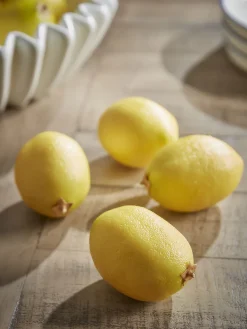 Cox & Cox Ornaments<Four Decorative Faux Lemons