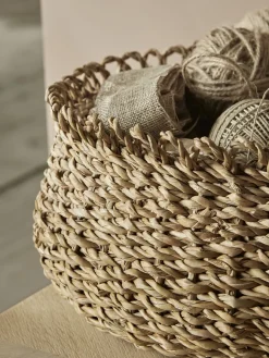 Cox & Cox Indoor Planting<Four Decorative Seagrass Planters