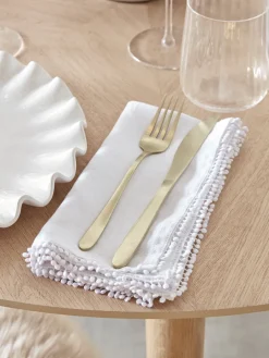 Cox & Cox Kitchen Accessories & Tableware<Four Linen Napkins