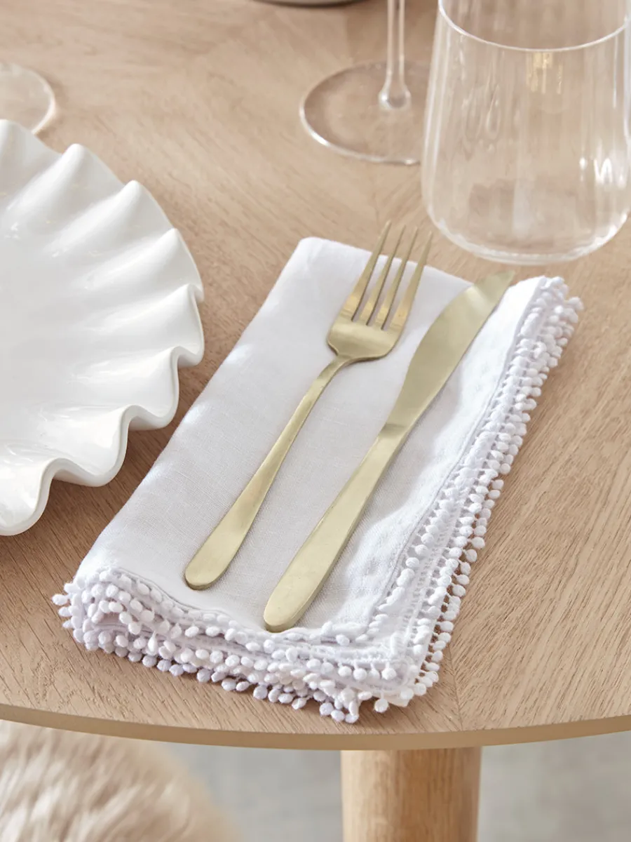 Cox & Cox Kitchen Accessories & Tableware<Four Linen Napkins