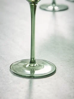 Cox & Cox Kitchen Accessories & Tableware|Glassware<Four Olive Wine Glasses