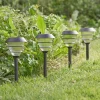 Cox & Cox Decorative Outdoor Lights|Decorative Outdoor Lights<Four Solar Tiered Stake Lights