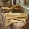Cox & Cox Kitchen Accessories & Tableware<Four Waffle Napkins - Ochre