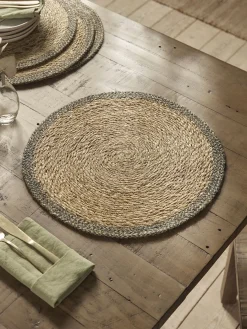 Cox & Cox Kitchen Accessories & Tableware<Four Woven Border Placemats