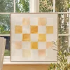 Cox & Cox Wall Art<Framed Chequered Canvas