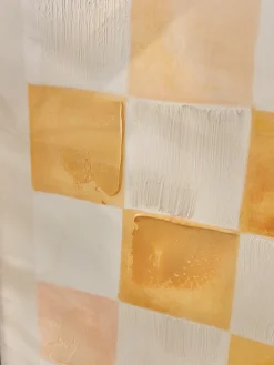 Cox & Cox Wall Art<Framed Chequered Canvas