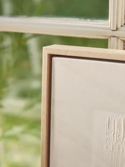 Cox & Cox Wall Art<Framed Chequered Canvas