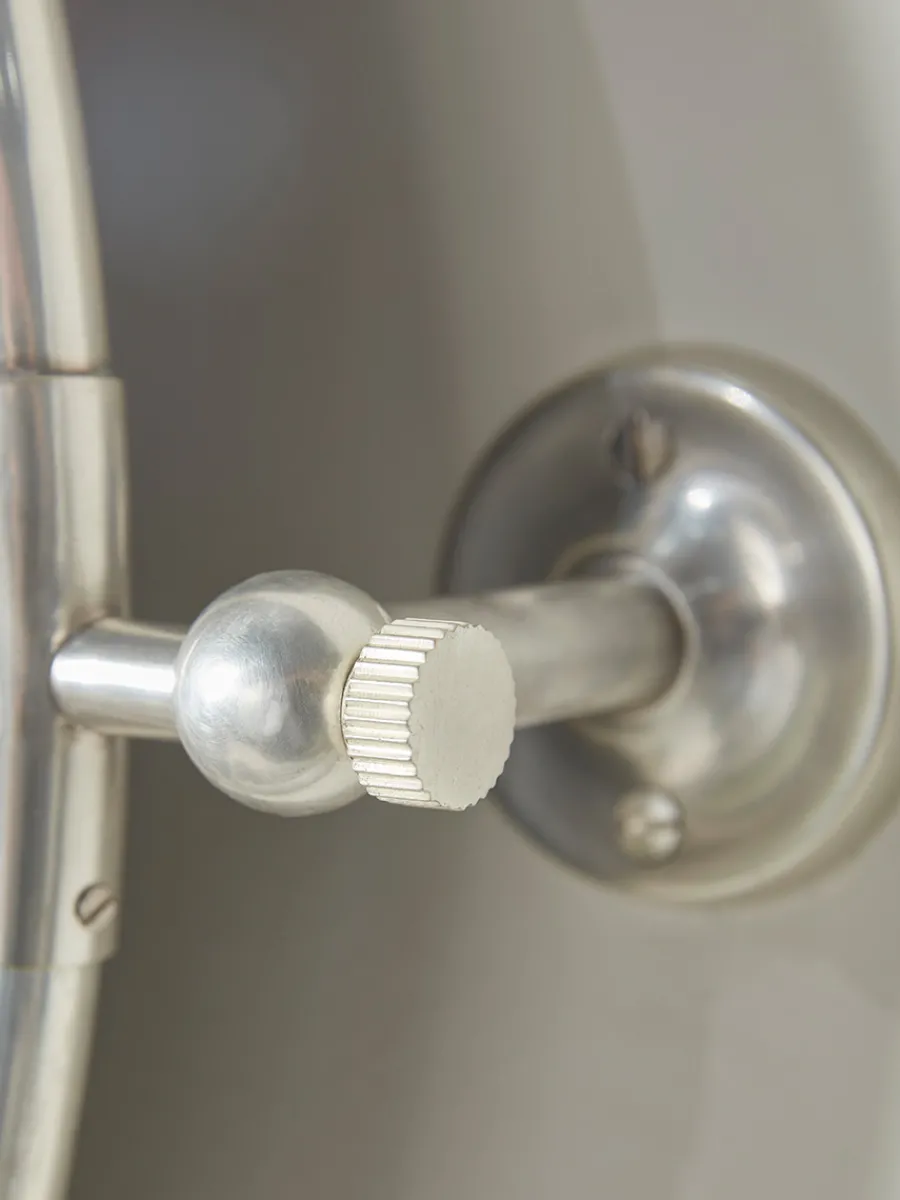 Cox & Cox Wall Mirrors<French Round Wall Mirror - Antique Silver