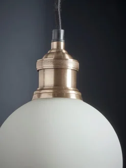 Cox & Cox Pendants<Frosted Globe Pendant