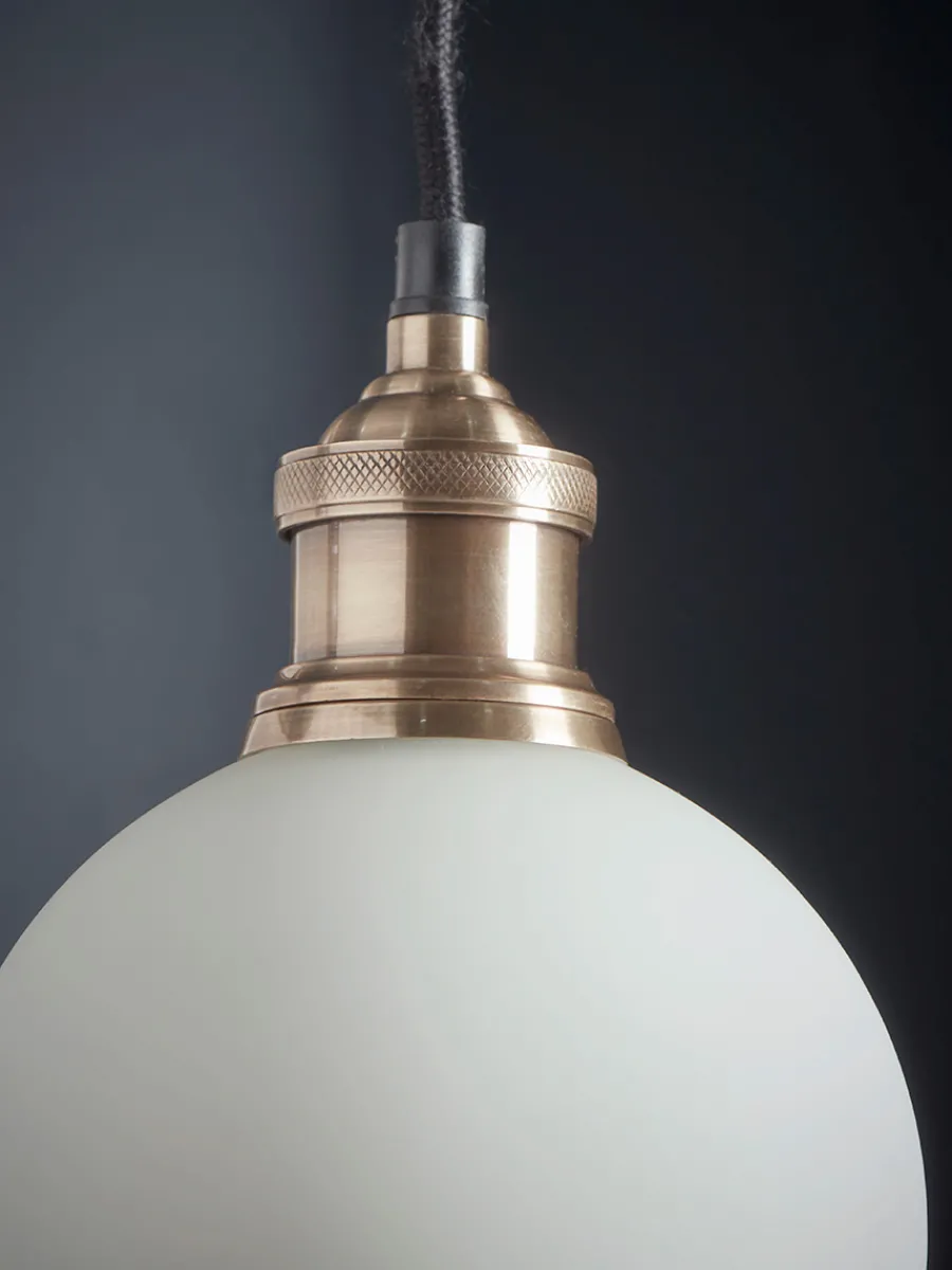 Cox & Cox Pendants<Frosted Globe Pendant