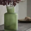 Cox & Cox Vases<Frosted Green Vase