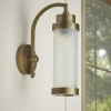 Cox & Cox Wall Lights|Outdoor Wall Lights<Frosted Pillar Wall Light