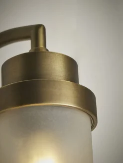 Cox & Cox Wall Lights|Outdoor Wall Lights<Frosted Pillar Wall Light