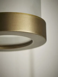 Cox & Cox Wall Lights|Outdoor Wall Lights<Frosted Pillar Wall Light