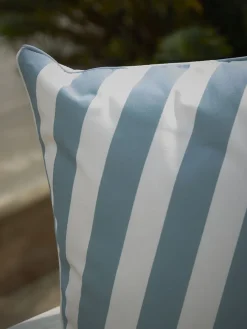 Cox & Cox Outdoor Textiles<Fulton Outdoor Cushion - Dawn Blue