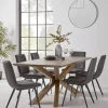 Cox & Cox Dining Tables<Geo Rustic Oak Dining Table