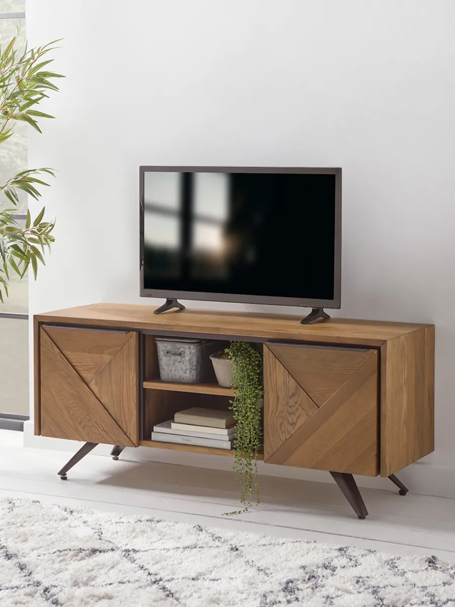 Cox & Cox Media Units<Geo Rustic Oak Media Unit