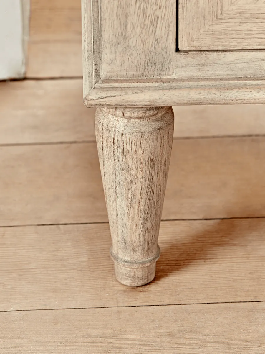 Cox & Cox Bedside Tables|Bedside Tables<Geometric Parquet Bedside Table