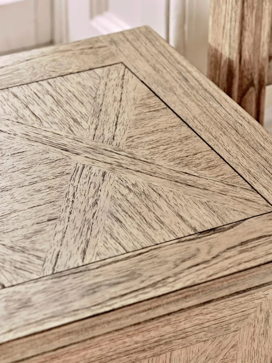 Cox & Cox Bedside Tables|Bedside Tables<Geometric Parquet Bedside Table