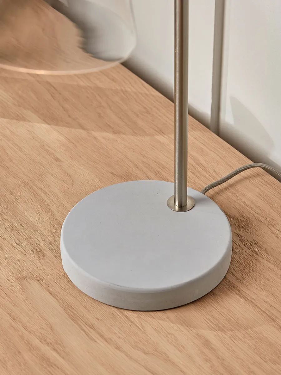 Cox & Cox Table Lamps<Glass & Concrete Table Lamp