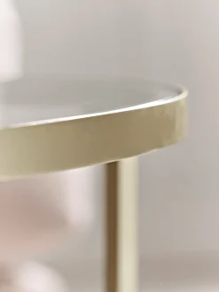 Cox & Cox Coffee Tables<Glass Display Coffee Table - Soft Gold