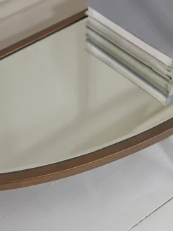 Cox & Cox Console Tables<Glass Display Console Table - Aged Bronze