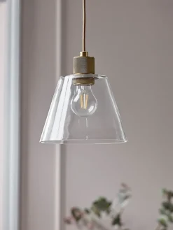Cox & Cox Pendants<Glass Tapered Pendant