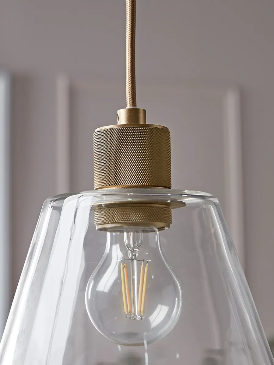 Cox & Cox Pendants<Glass Tapered Pendant