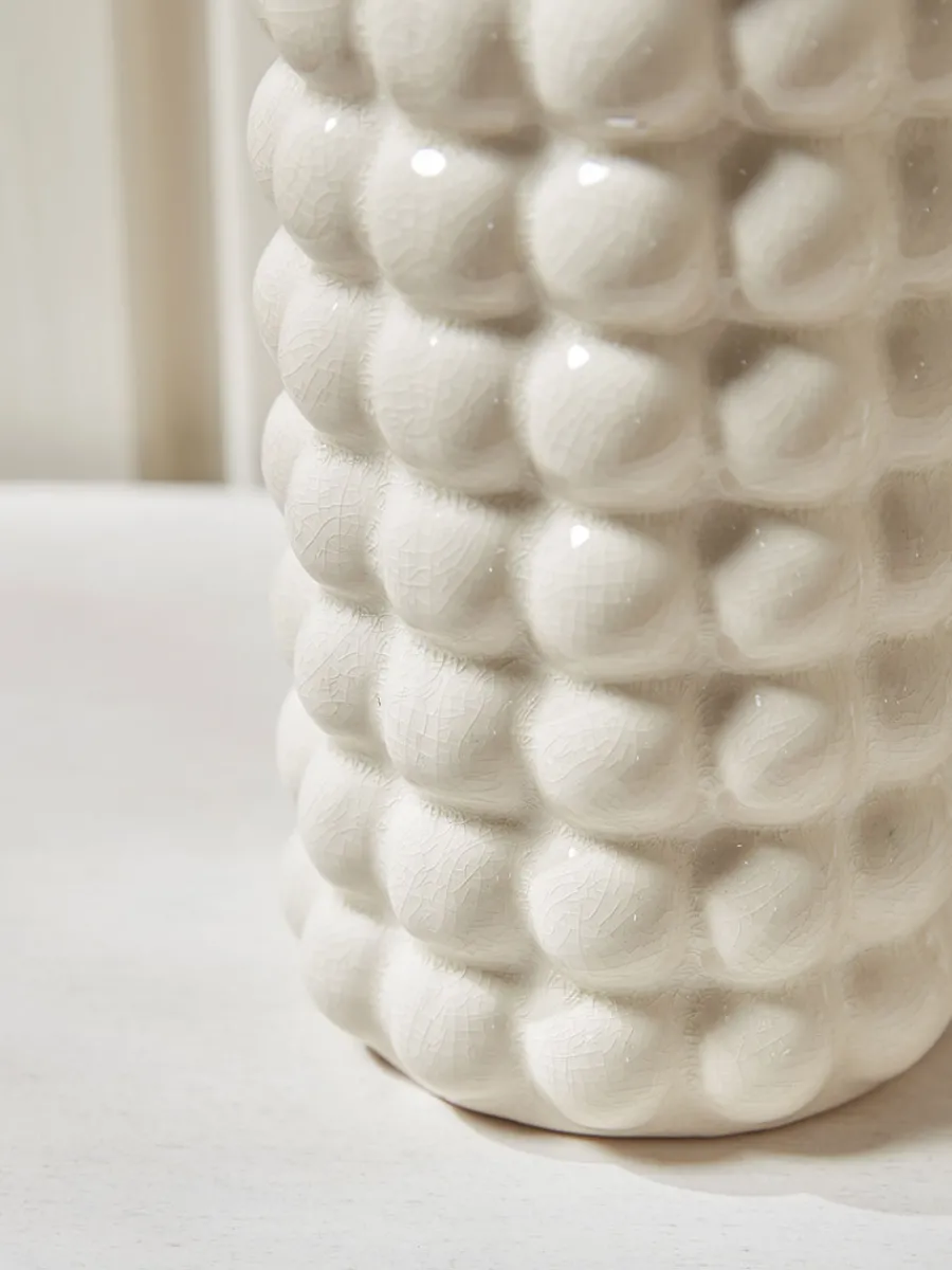 Cox & Cox Vases<Glazed Bubble Column Vase