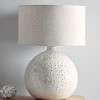 Cox & Cox Table Lamps<Glazed Dots Table Lamp - White