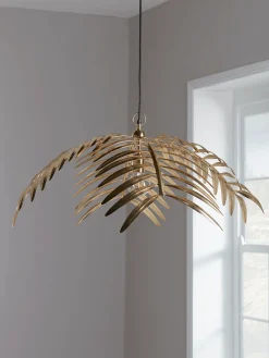Cox & Cox Pendants<Gold Palm Pendant