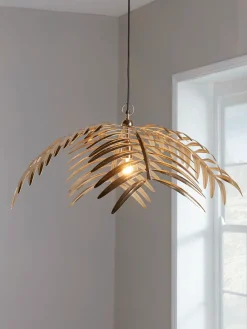 Cox & Cox Pendants<Gold Palm Pendant