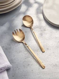 Cox & Cox Kitchen Accessories & Tableware<Gold Serving Spoons