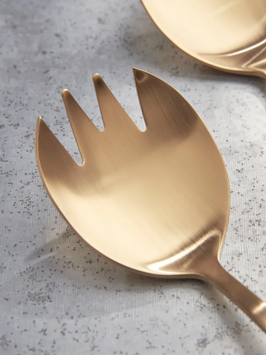 Cox & Cox Kitchen Accessories & Tableware<Gold Serving Spoons