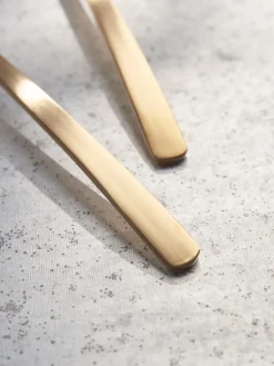 Cox & Cox Kitchen Accessories & Tableware<Gold Serving Spoons