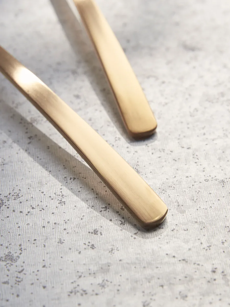 Cox & Cox Kitchen Accessories & Tableware<Gold Serving Spoons