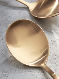 Cox & Cox Kitchen Accessories & Tableware<Gold Serving Spoons