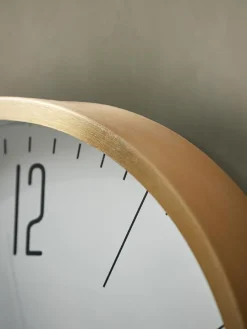 Cox & Cox Clocks<Golden Framed Clock