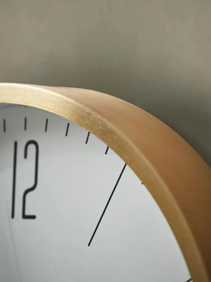 Cox & Cox Clocks<Golden Framed Clock