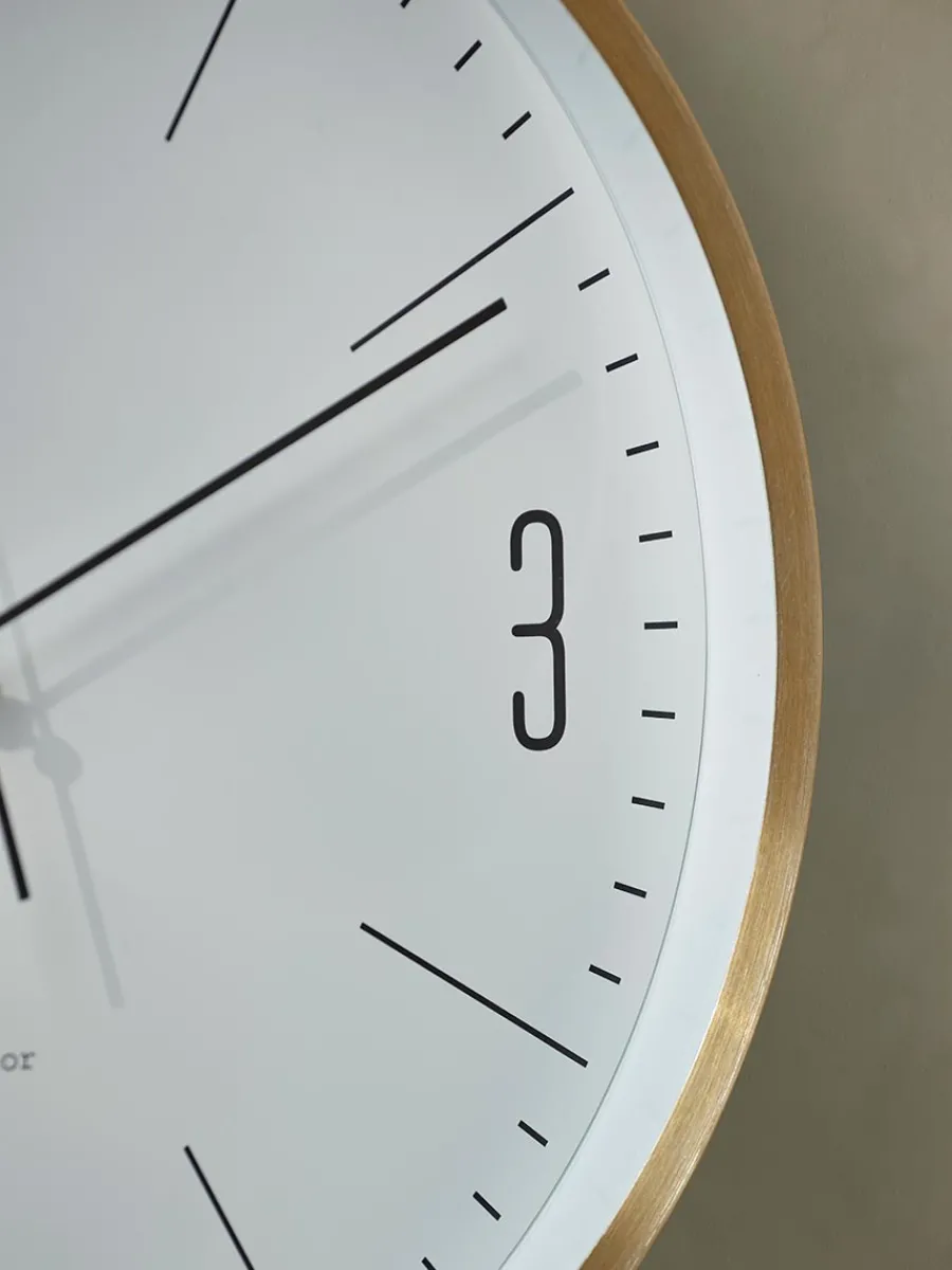 Cox & Cox Clocks<Golden Framed Clock