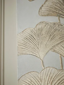 Cox & Cox Wall Art<Golden Gingko Leaf Canvas