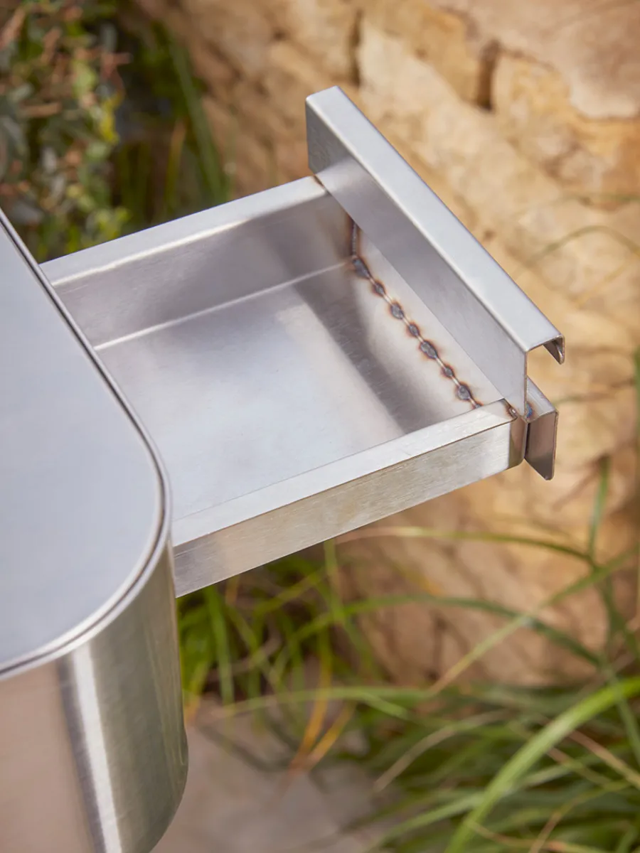 Cox & Cox Outdoor Cooking<Gourmet Gas & Charcoal Stainless Steel BBQ - 4 Burner