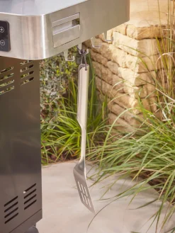 Cox & Cox Outdoor Cooking<Gourmet Gas & Charcoal Stainless Steel BBQ - 4 Burner