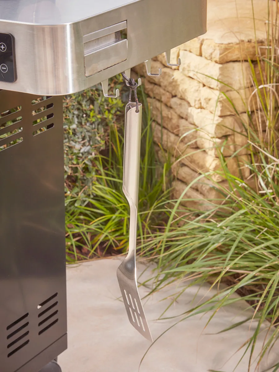 Cox & Cox Outdoor Cooking<Gourmet Gas & Charcoal Stainless Steel BBQ - 4 Burner