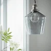 Cox & Cox Pendants<Grey Glass Pendant